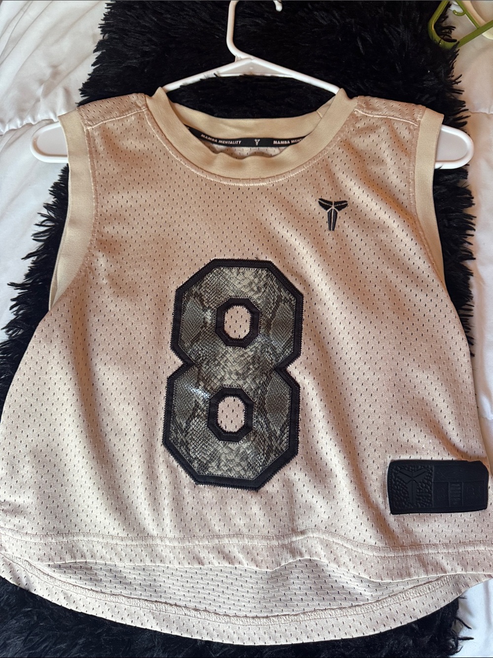 Women’s Kobe jersey- Cream & Snake print